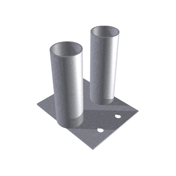 Connecting plate | to connect 2 fences